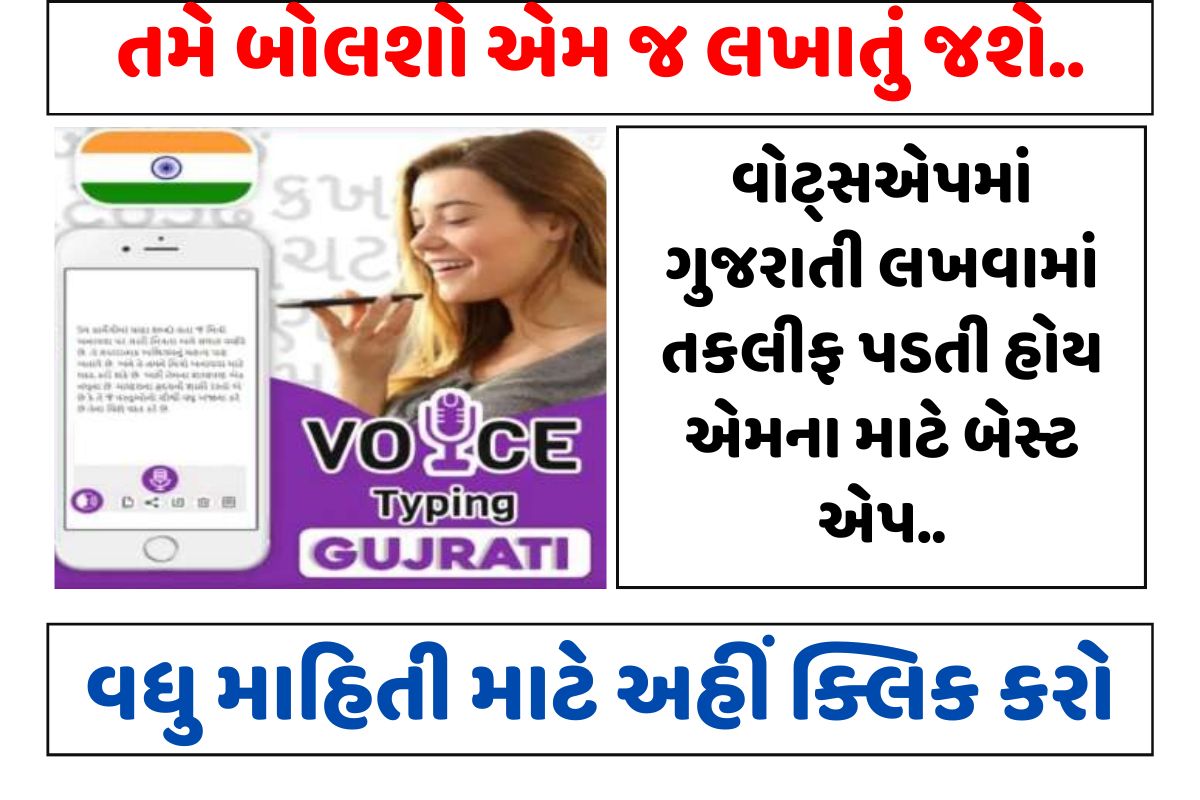 Gujarati Voice Typing Android App