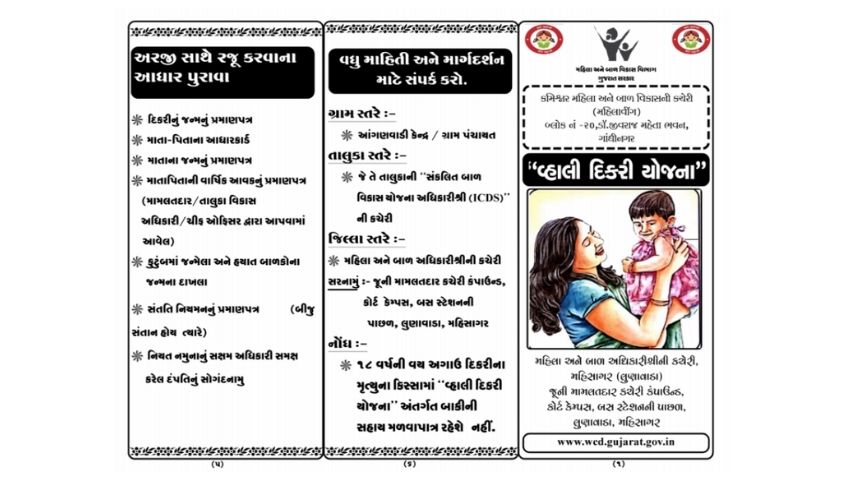 How to apply Vahali Dikri Yojana Gujarat 1